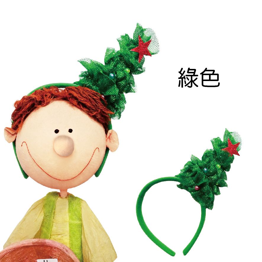 1139B聖誕樹髮箍