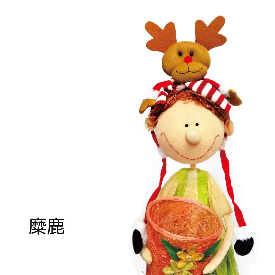 1214俏皮長角聖誕髮箍