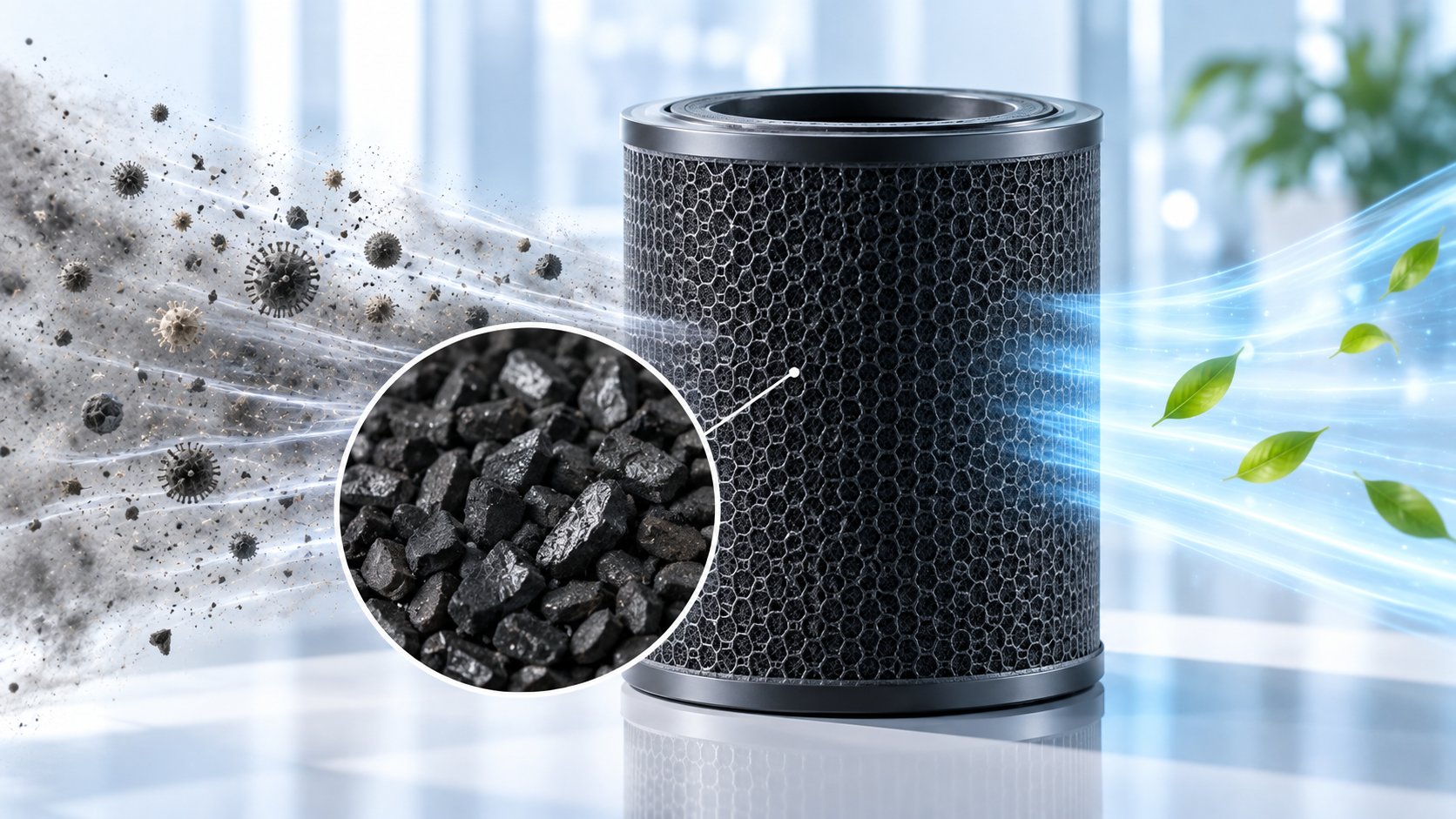 Activated carbon filtration concept