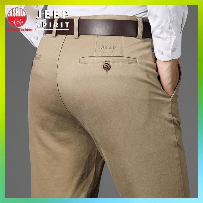 JEEP SPIRIT Long Pants Men Seluar Panjang Lelaki Straight Cut Celana Panjang Office Pants Casual Celana Lelaki