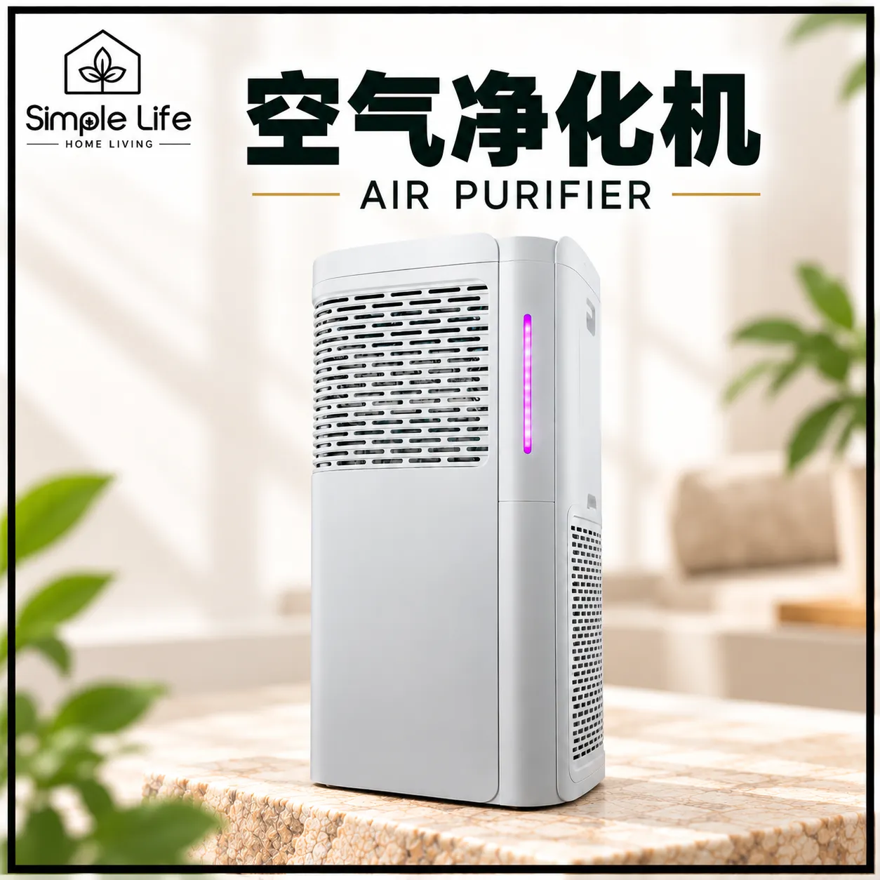 Minimalist Air Purifier Home Advertisement