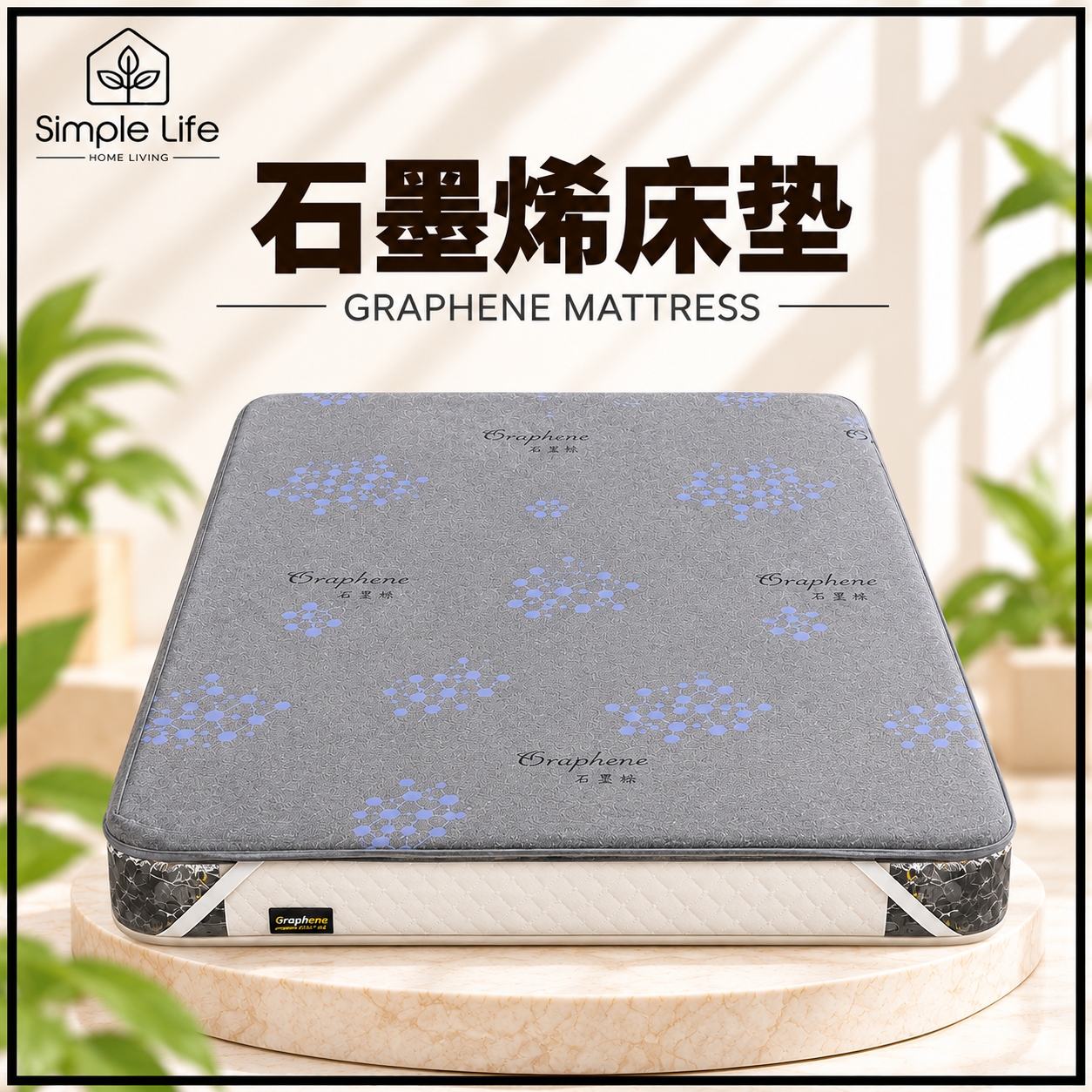Graphene Mattress in Modern Living Style