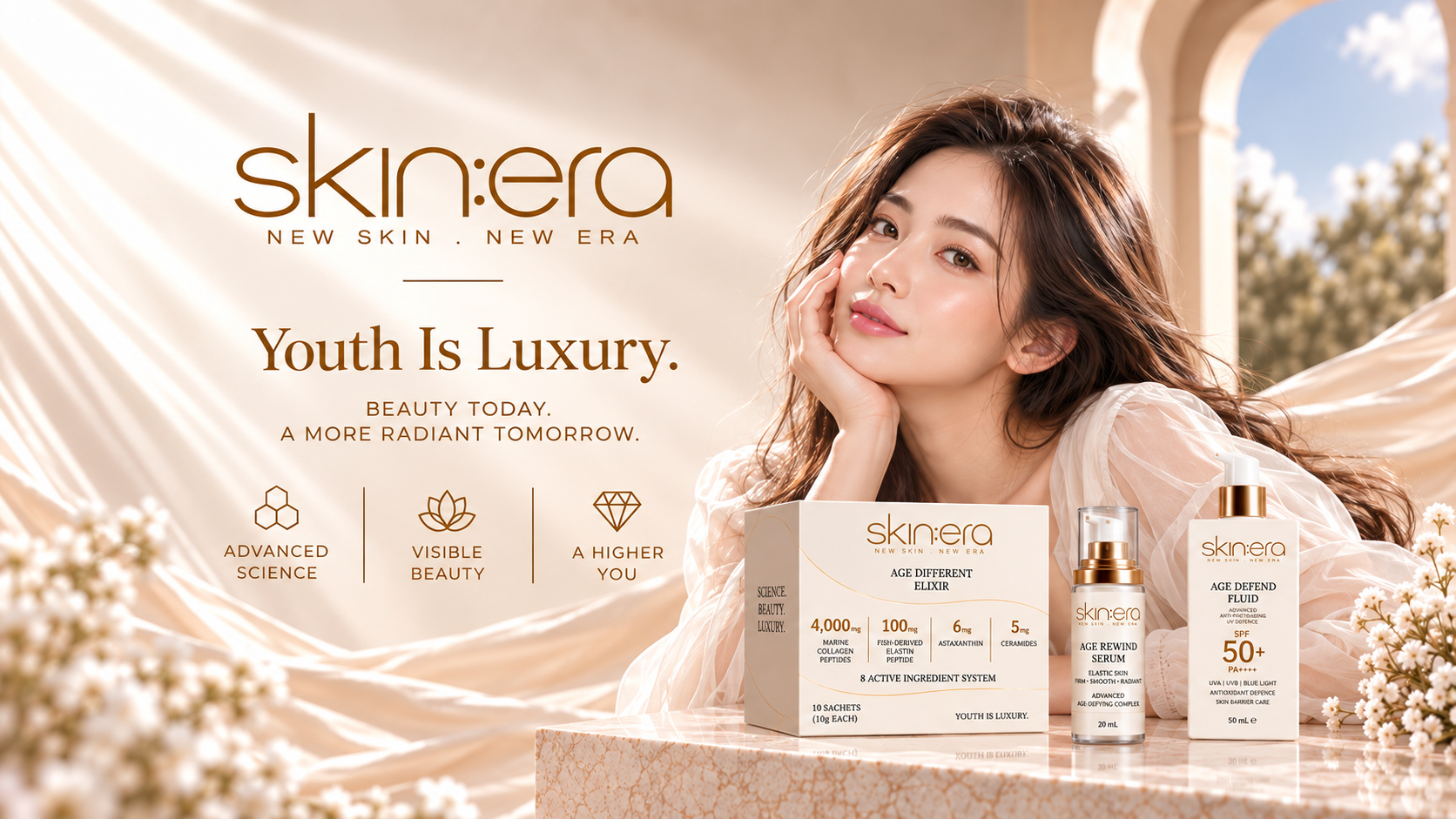 Youth Is Luxury Skincare Campaign
