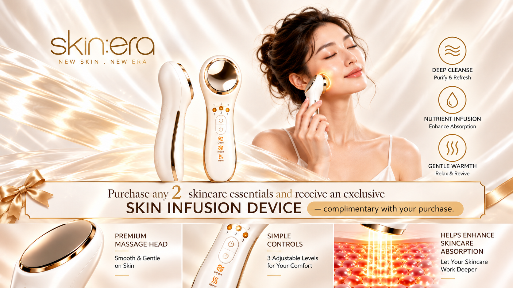 Skin_Era Golden Glow Skincare Campaign