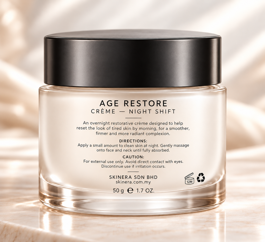 Luxury Age Restore Night Cream Jar