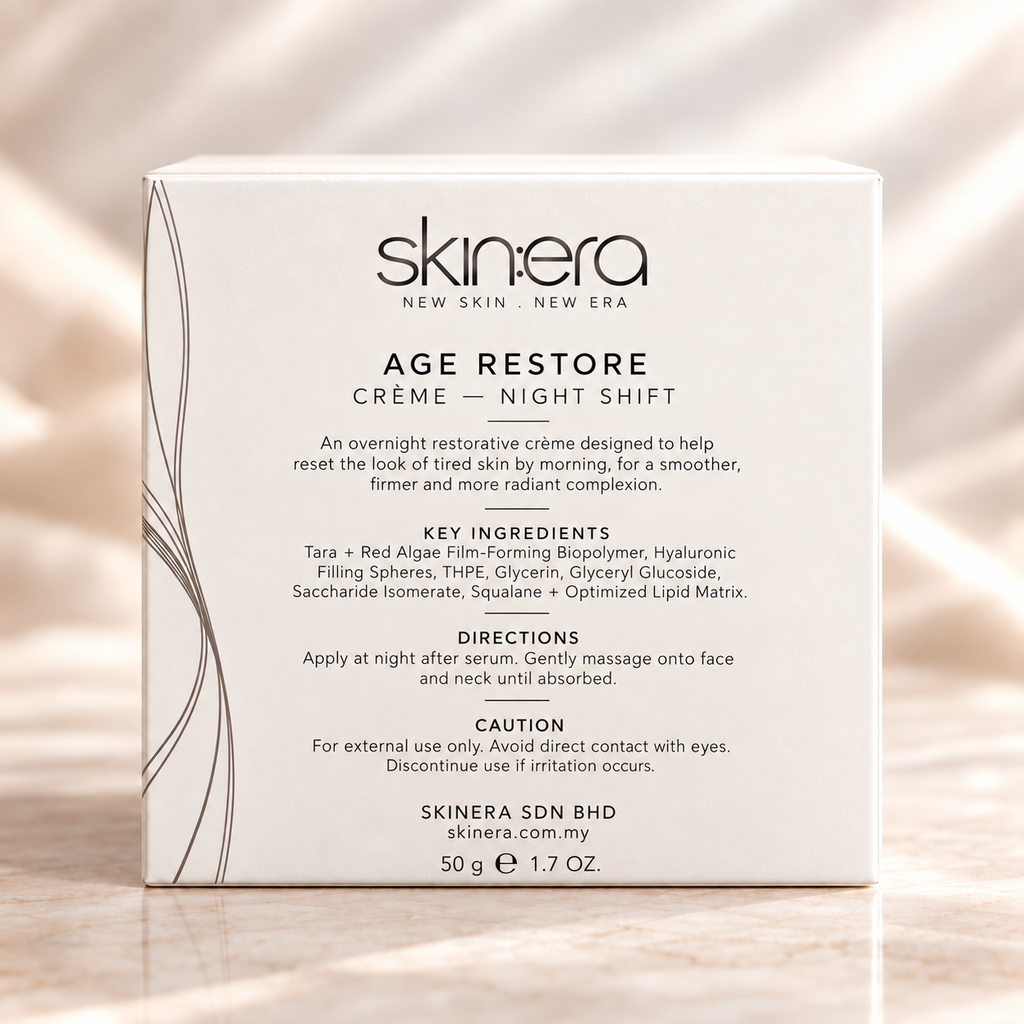 Ivory Skincare Box Back Panel