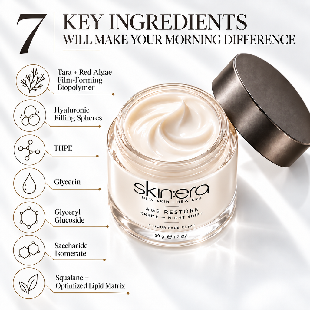 Seven Key Ingredients Skincare Infographic