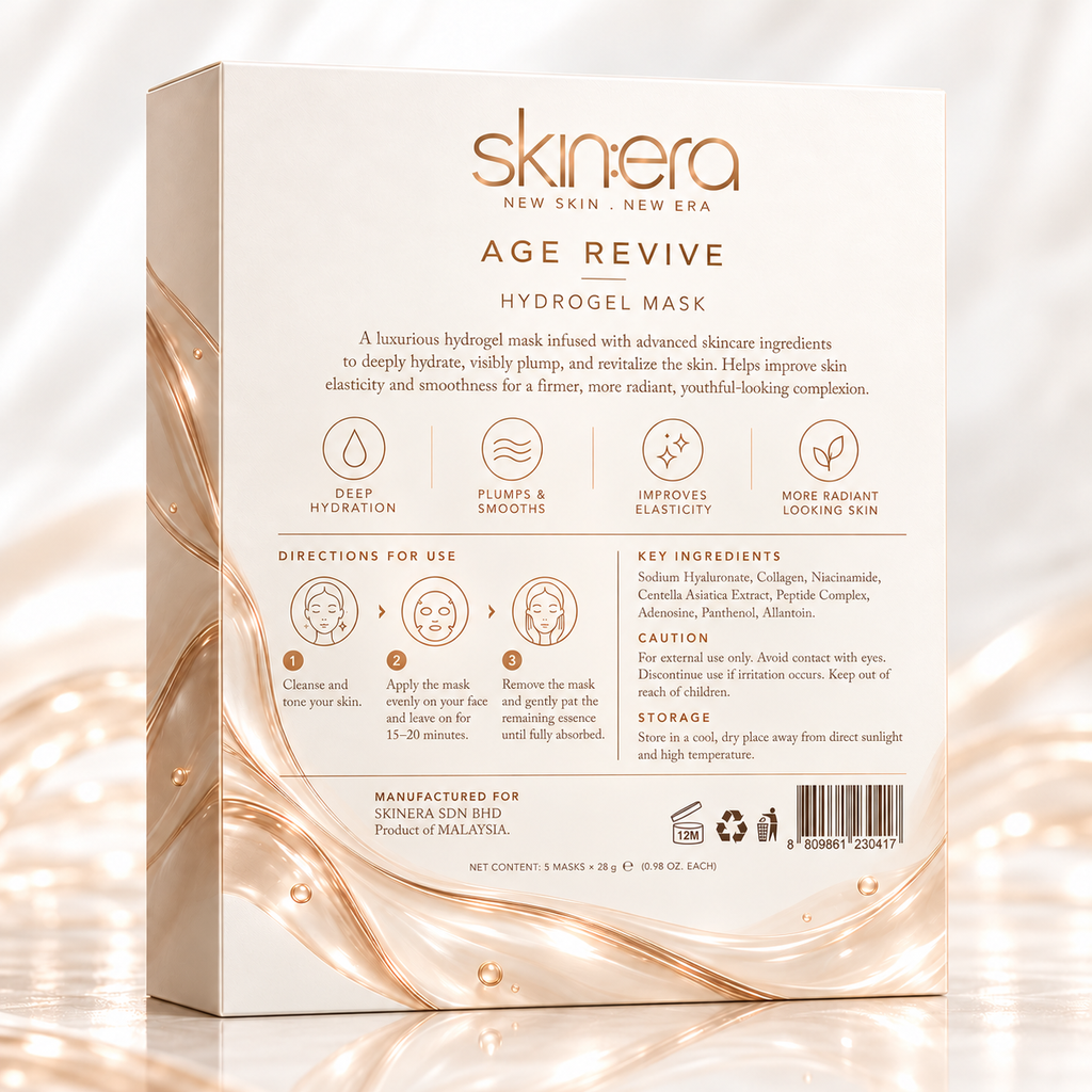 Luxury Skinera Hydrogel Mask Packaging