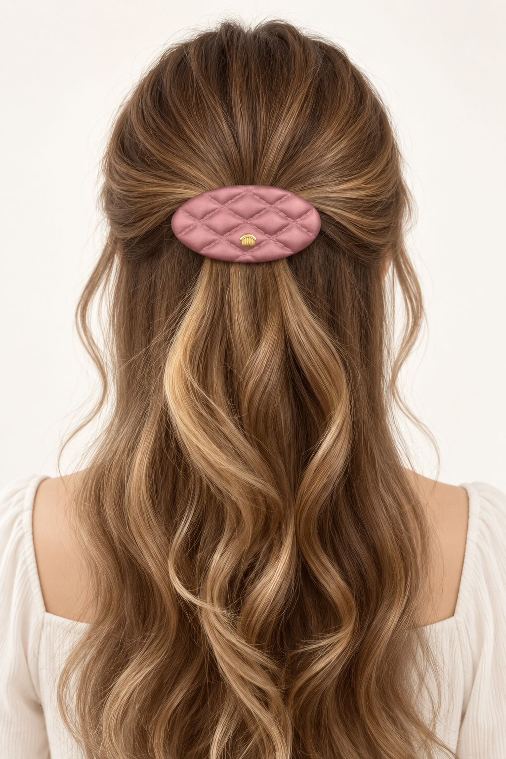Oyone Paris Kyoko Barrette - Model Half Up Hairstyle