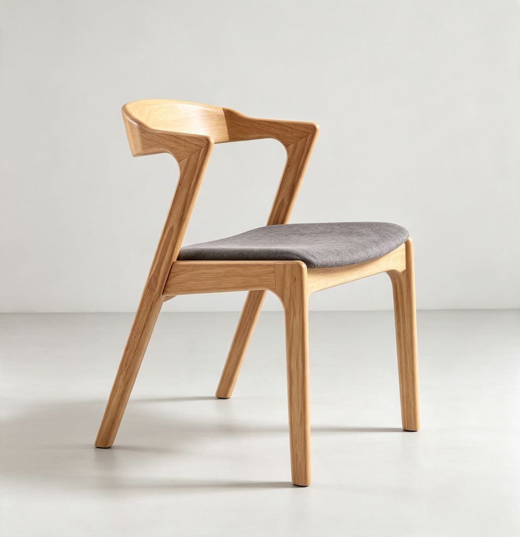DARA DINING CHAIR (FJ 2531) - EARTH GREY - 3