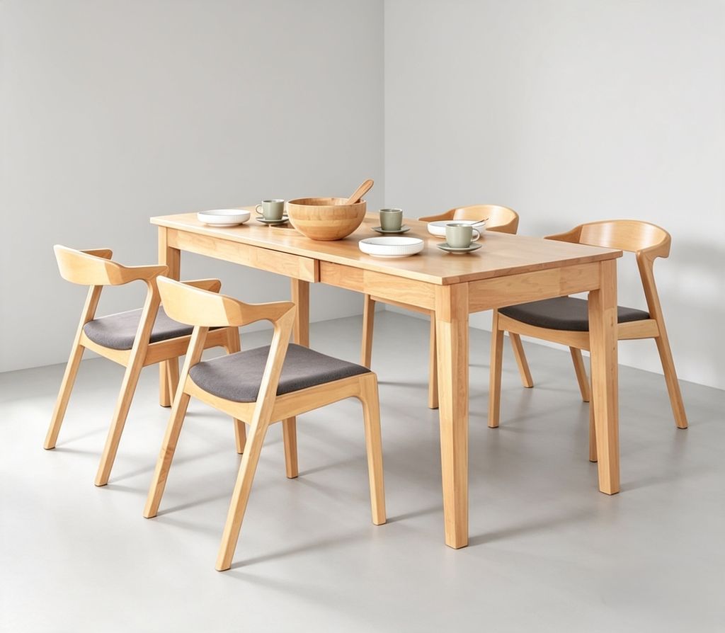 DARA DINING CHAIR (FJ 2531) - EARTH GREY - 5