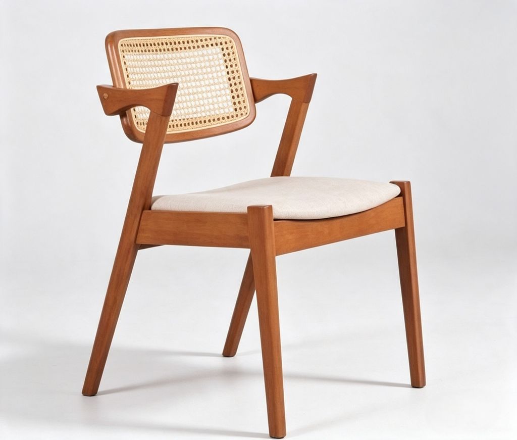 GAVIN DINING CHAIR (RT 1038-CHR) - BROWN