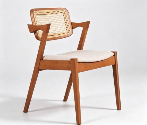 GAVIN DINING CHAIR (RT 1038-CHR) - BROWN