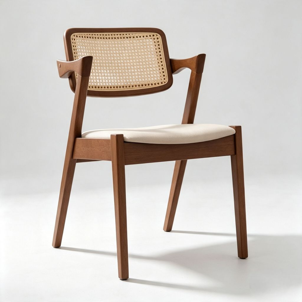 GAVIN DINING CHAIR (RT 1038-CHR) - DARK BROWN