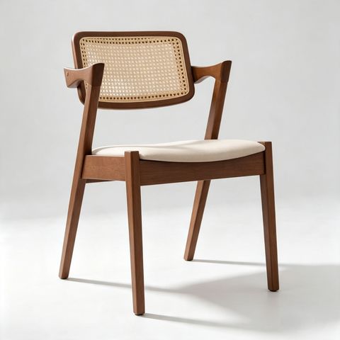 GAVIN DINING CHAIR (RT 1038-CHR) - DARK BROWN