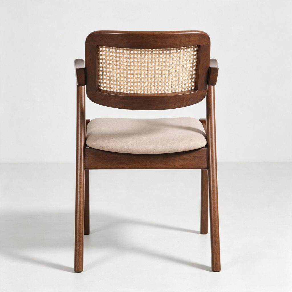 GAVIN DINING CHAIR (RT 1038-CHR) - DARK BROWN - 3