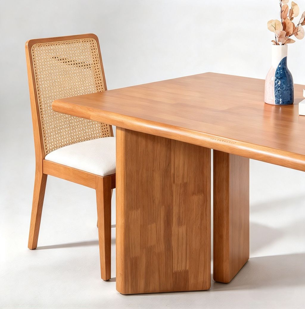 MAVEN DINING TABLE (RT 1085-TBL) - LIGHT WALNUT - 3