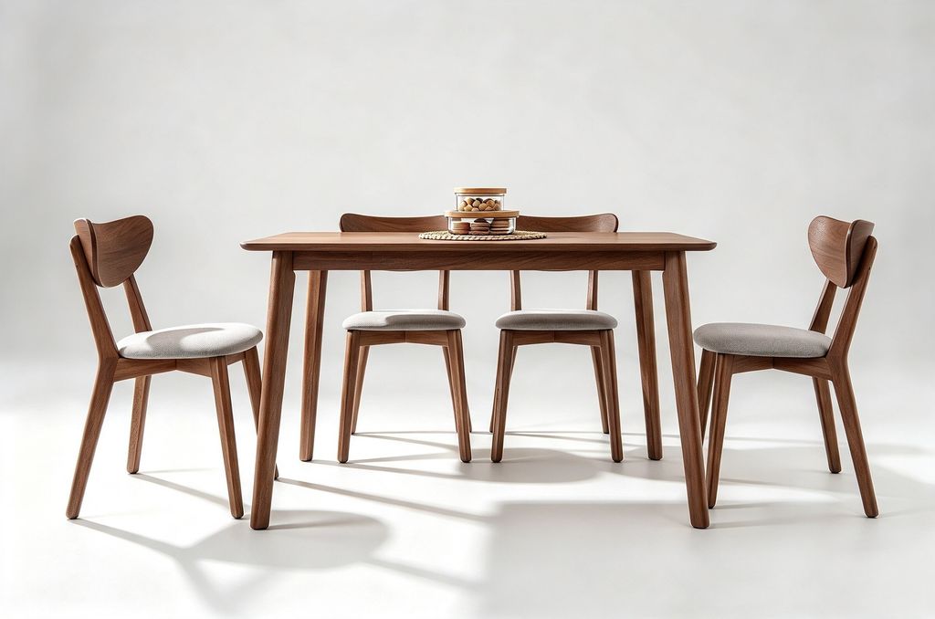 MOROCCO DINING TABLE (RT 331-TBL) - MEDIUM BROWN