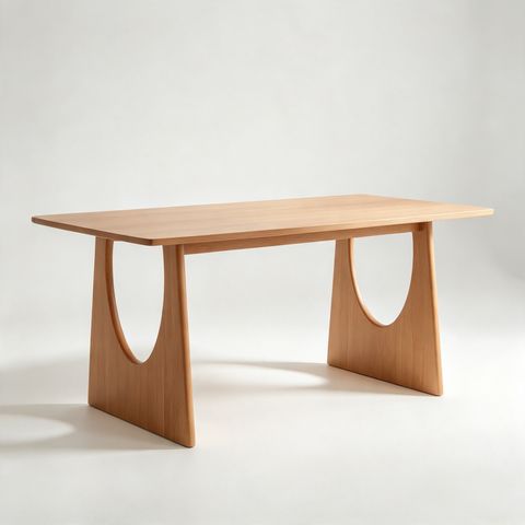 UNA 1800 DINING TABLE (RT 1111-TBL) - LIGHT WALNUT