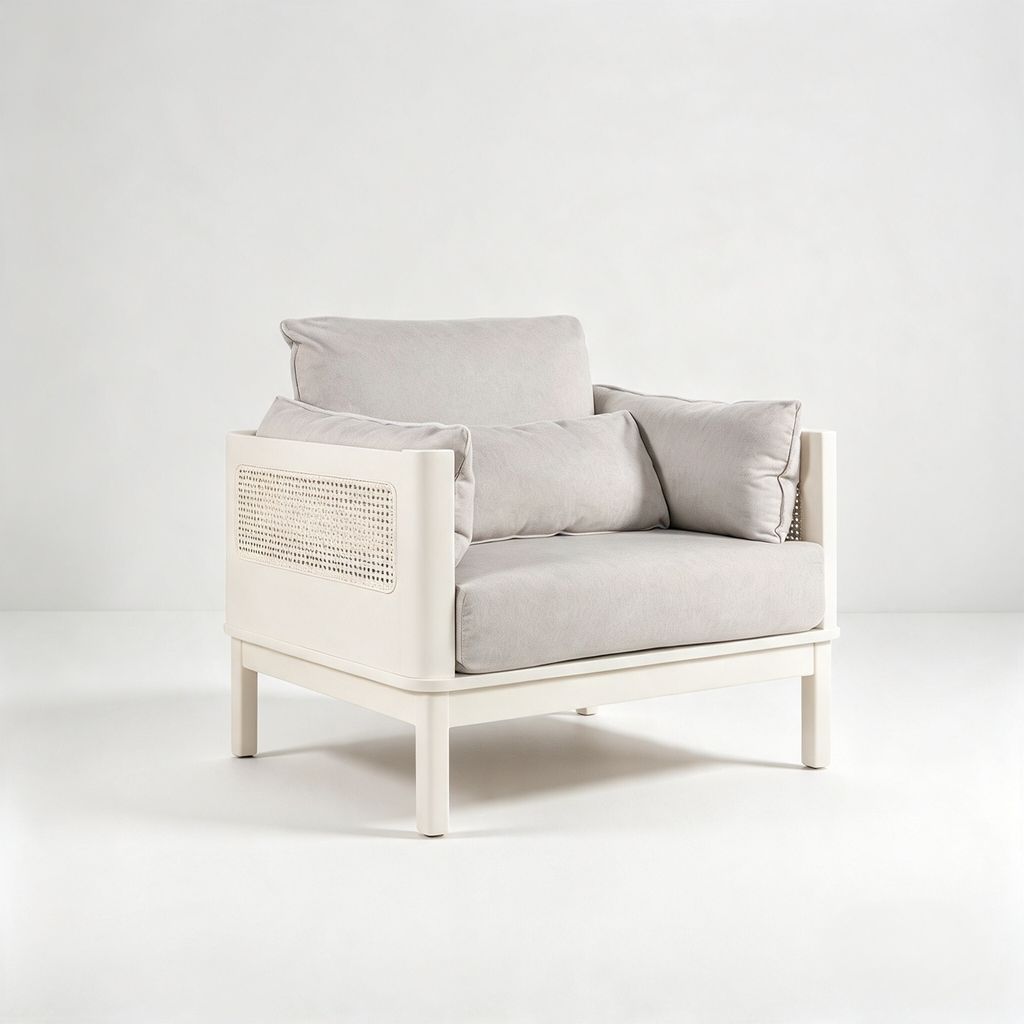 IVORY SOFA 1 SEATER (RT 961-SFA) - 2