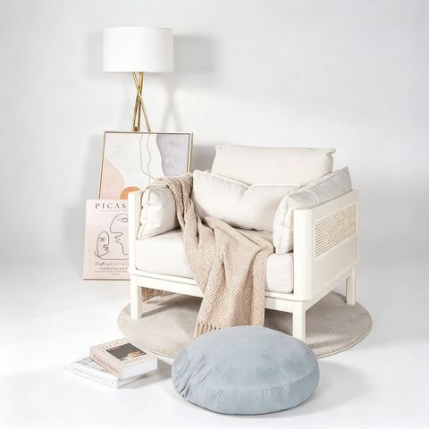 IVORY SOFA 1 SEATER (RT 961-SFA)