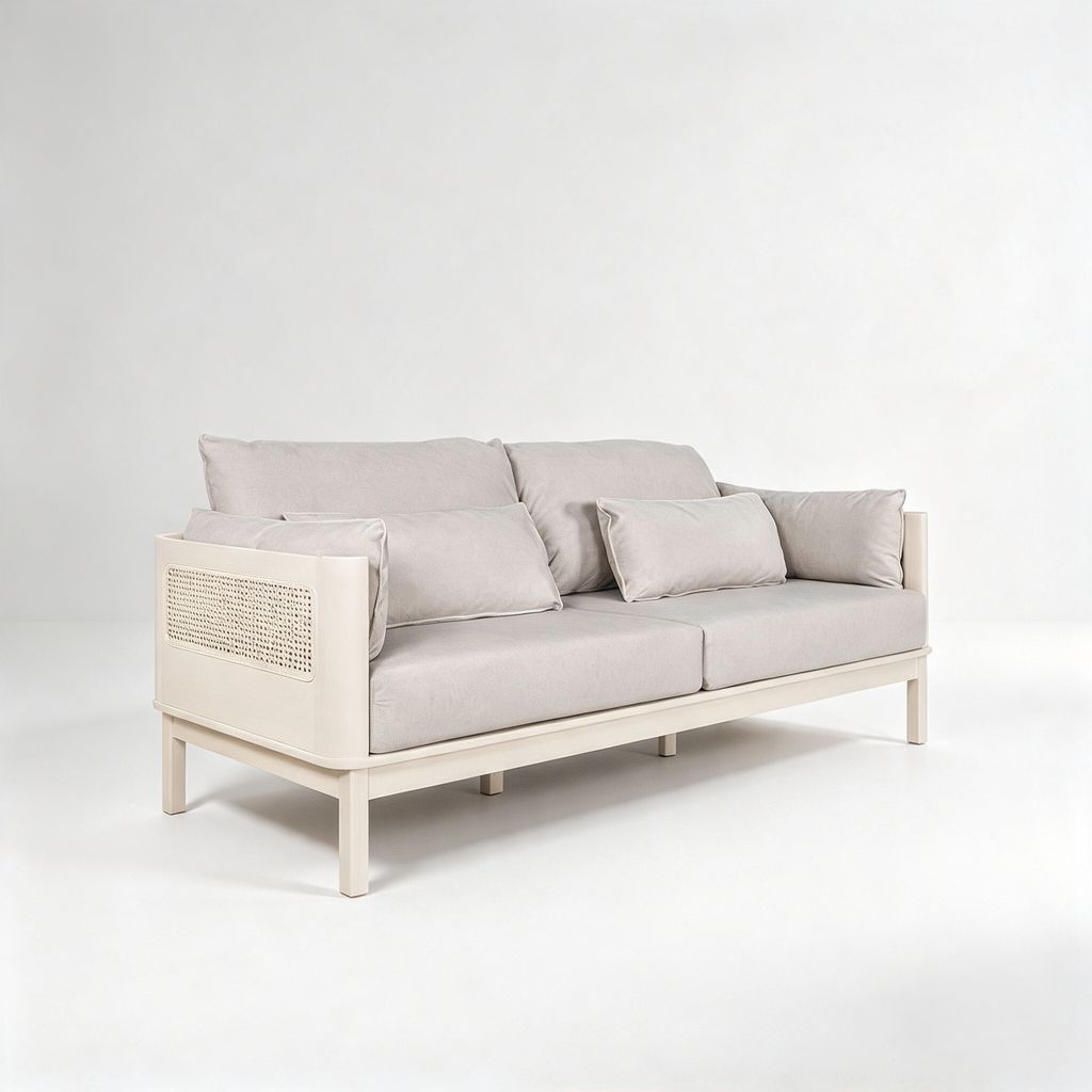 IVORY SOFA 2 SEATER (RT 962-SFA) - 2