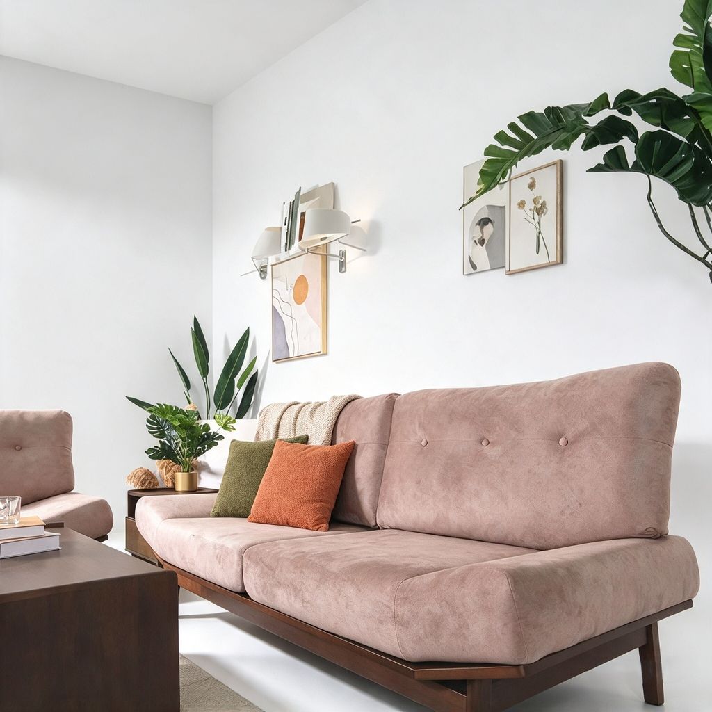 KINO SOFA 3 SEATER (RT 1096-SFA) - MEDIUM BROWN - 2