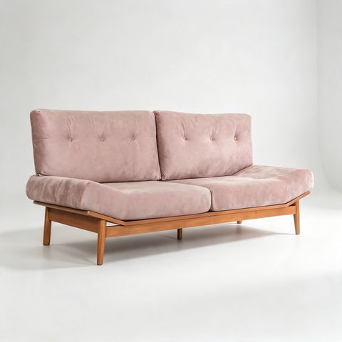 KINO SOFA 1 SEATER (RT 1095-SFA) - LIGHT WALNUT - 4