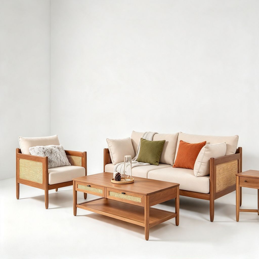 MEGAN SOFA 2 SEATER (RT 953-SFA) - MEDIUM BROWN - 2