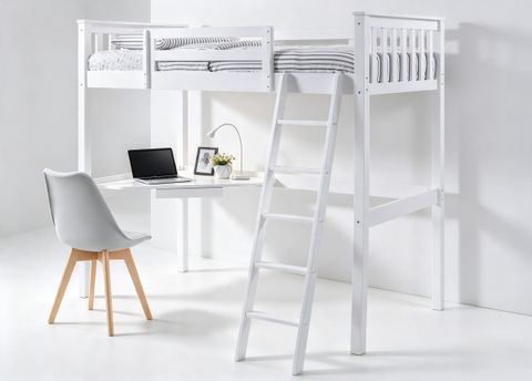 LOFT WOODEN BEDFRAME SINGLE