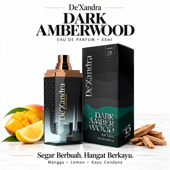 Dark Amberwood Emerald Perfume Poster