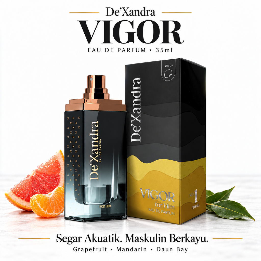Vigor citrus fragrance poster