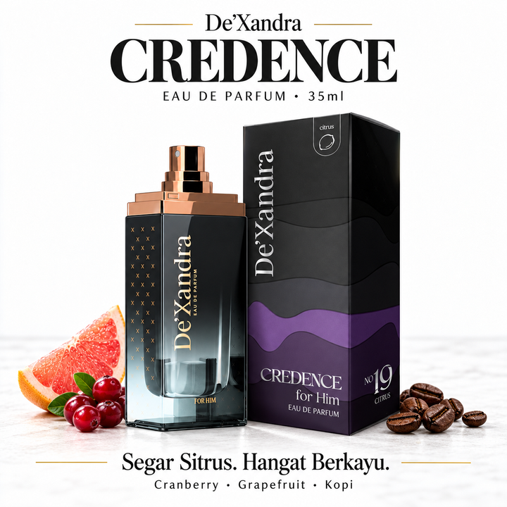 Credence citrus fragrance poster