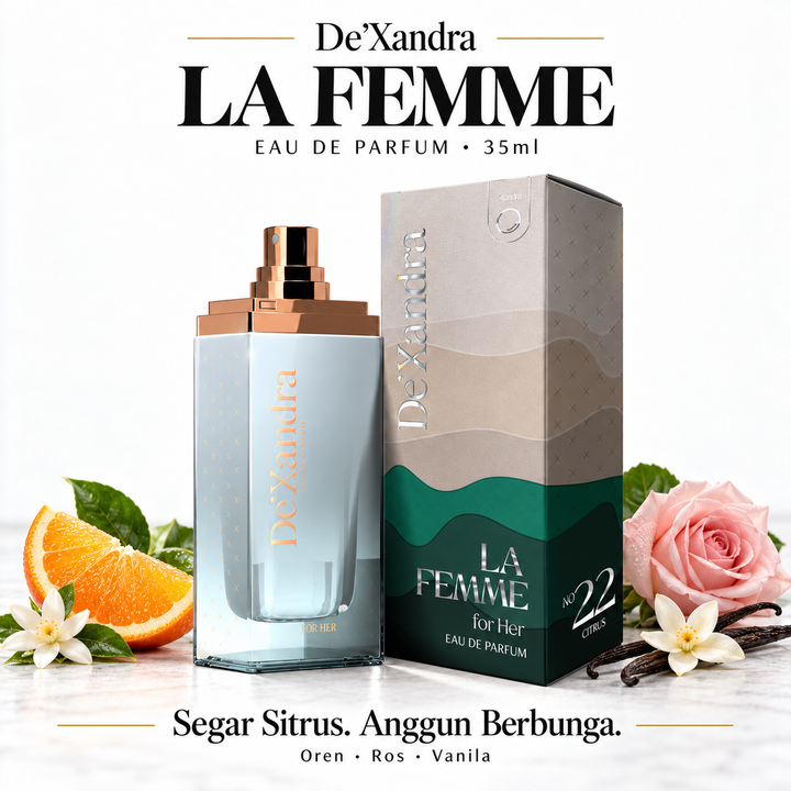 La Femme No22 Citrus Perfume Poster
