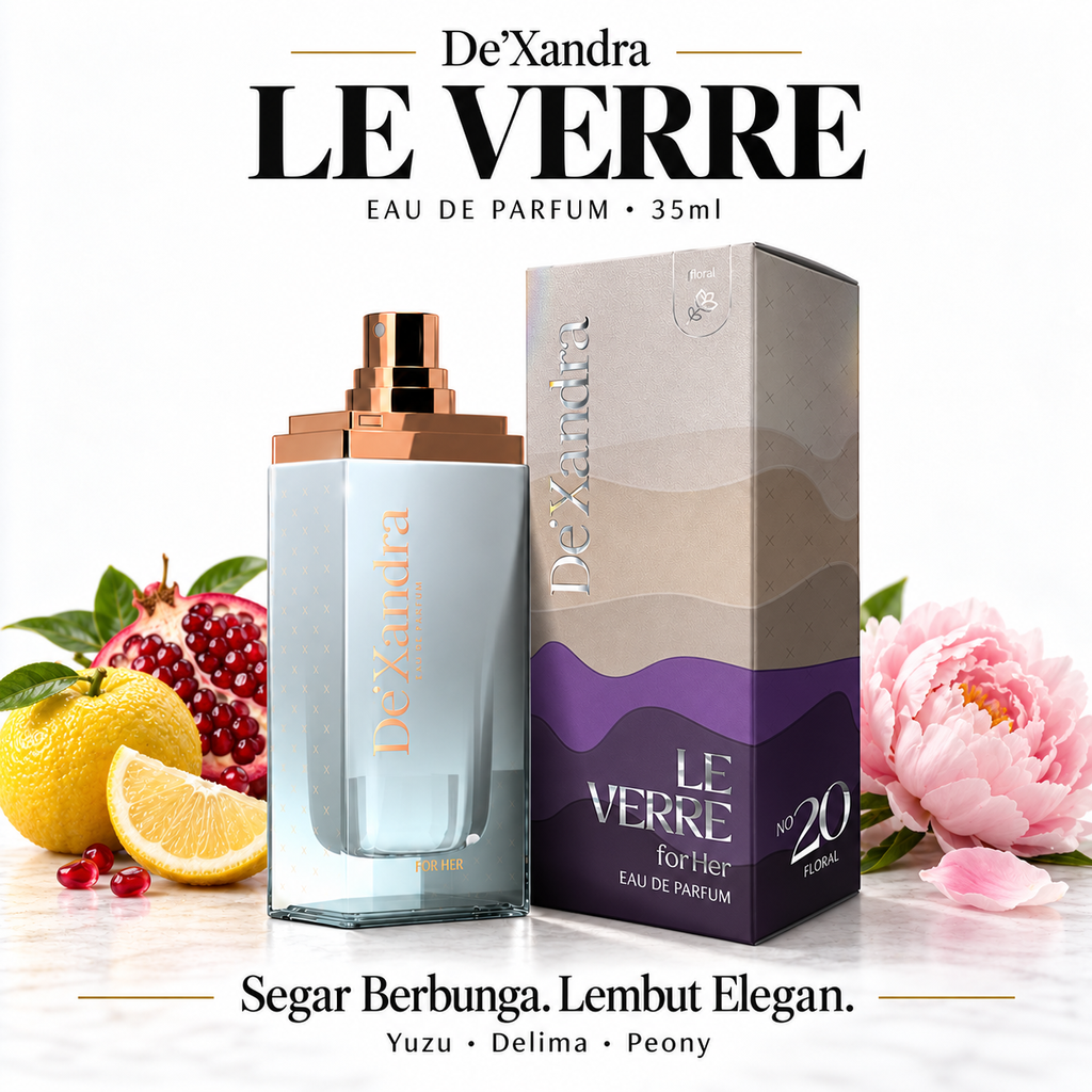 Le Verre No20 floral perfume poster