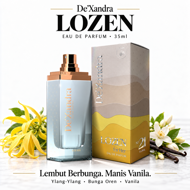 Lozen Floral Vanilla Perfume Poster
