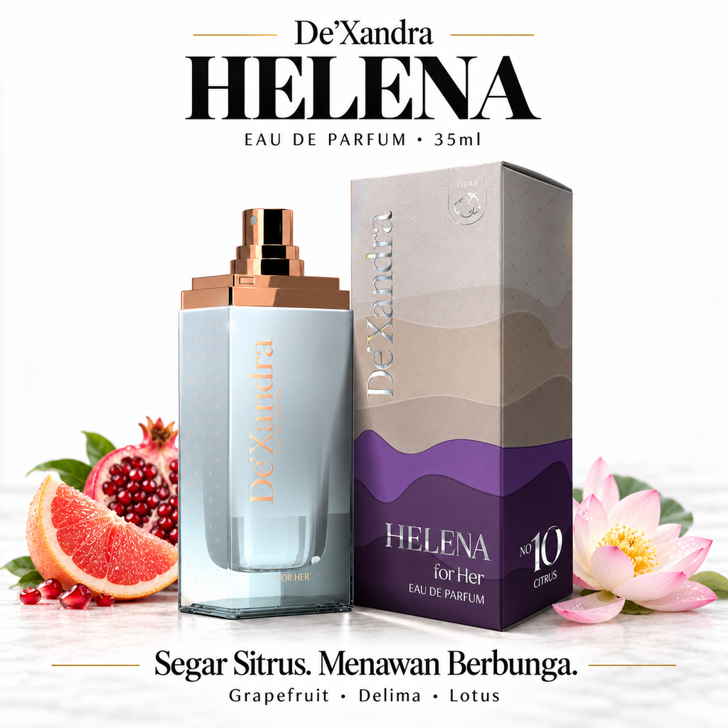 Helena Citrus Perfume Luxury Poster