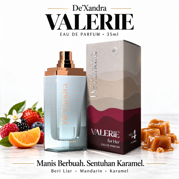 Valerie No4 Floral Perfume Poster