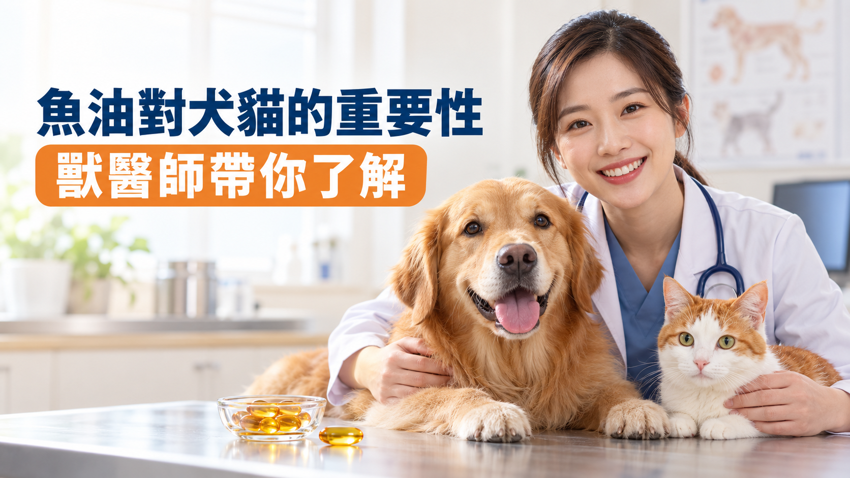 為什麼獸醫都建議補魚油？犬貓 Omega-3 關鍵解析