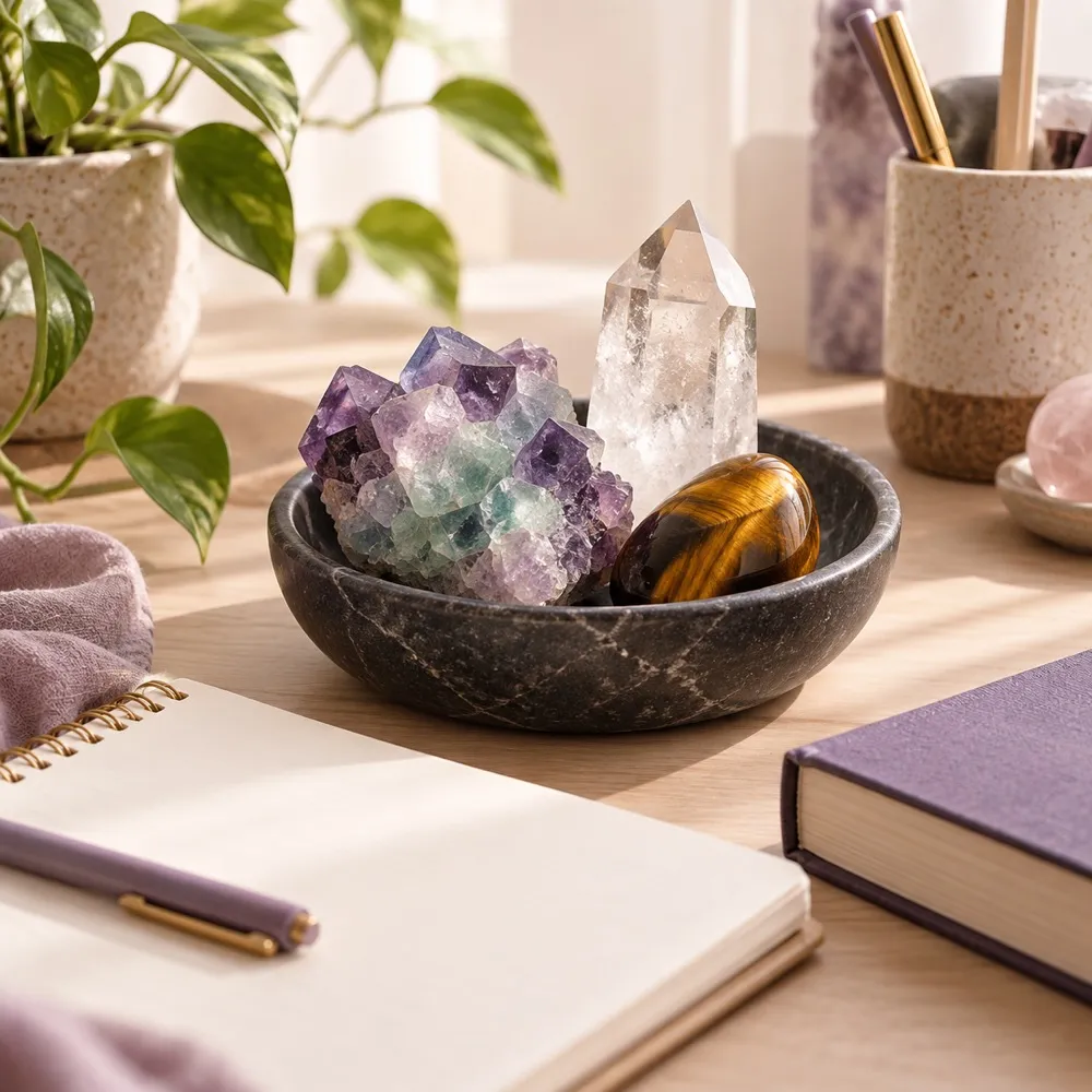 Crystals for Studying and Focus: Meanings and Desk Display Ideas