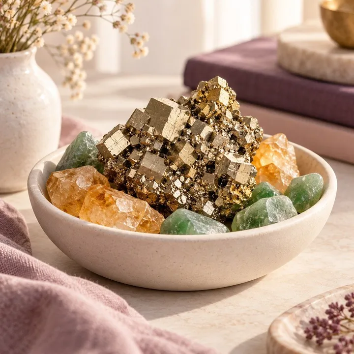 Pyrite Meaning: Confidence, Abundance Symbolism and Display Ideas