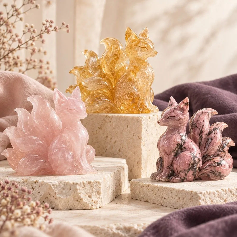 Nine-Tailed Fox Crystal Meaning: Symbolism, Materials and Gift Ideas