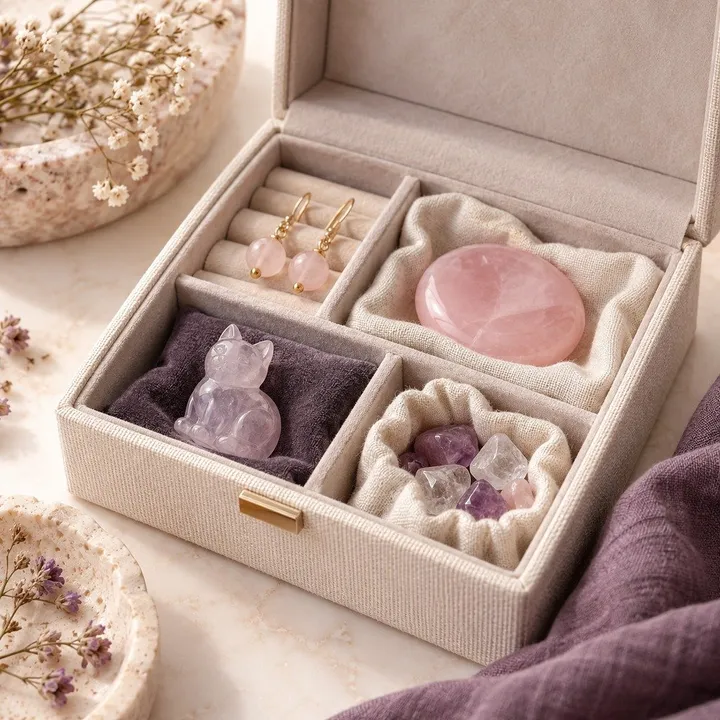 How to Store Crystals: Jewellery, Carvings and Small Collections