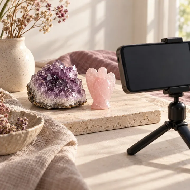 How to Photograph Crystals at Home: Lighting, Colour and Detail