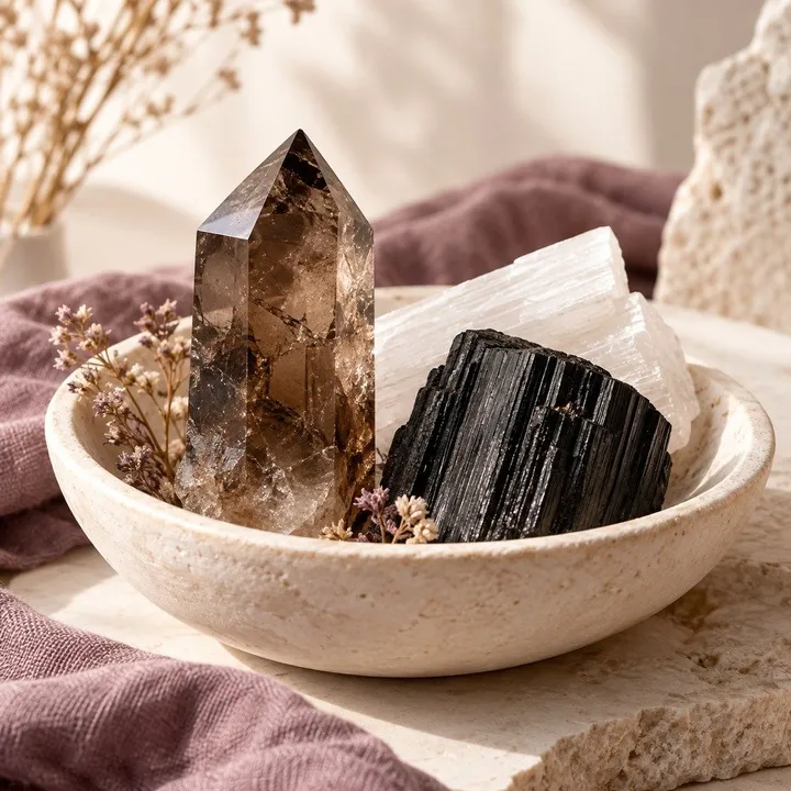 Smoky Quartz vs Black Tourmaline: Appearance, Symbolism and Choice