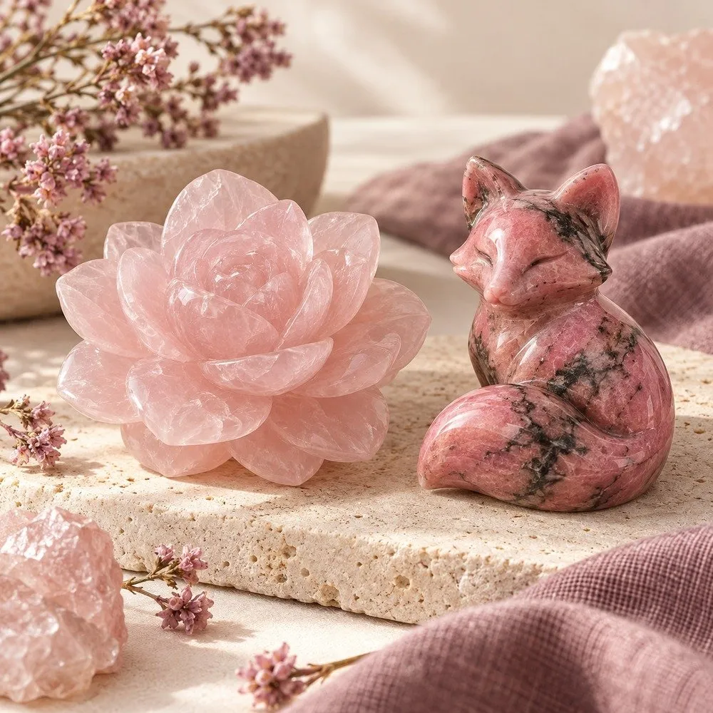 Rose Quartz vs Rhodonite: Appearance, Meaning and Gift Choices