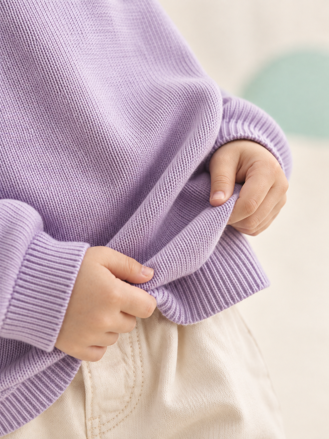 Lilac Cotton Jumper