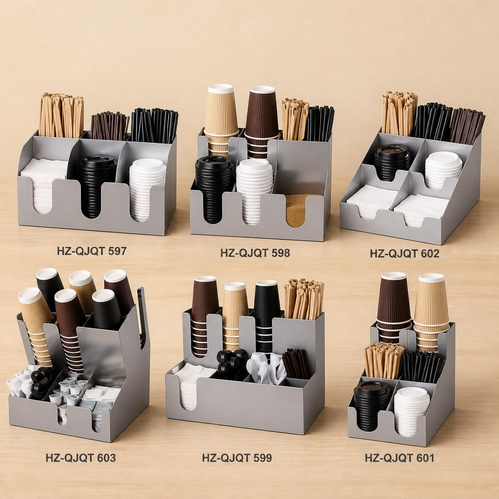 Stainless Steel Cup Holder & Countertop Organizer (2)