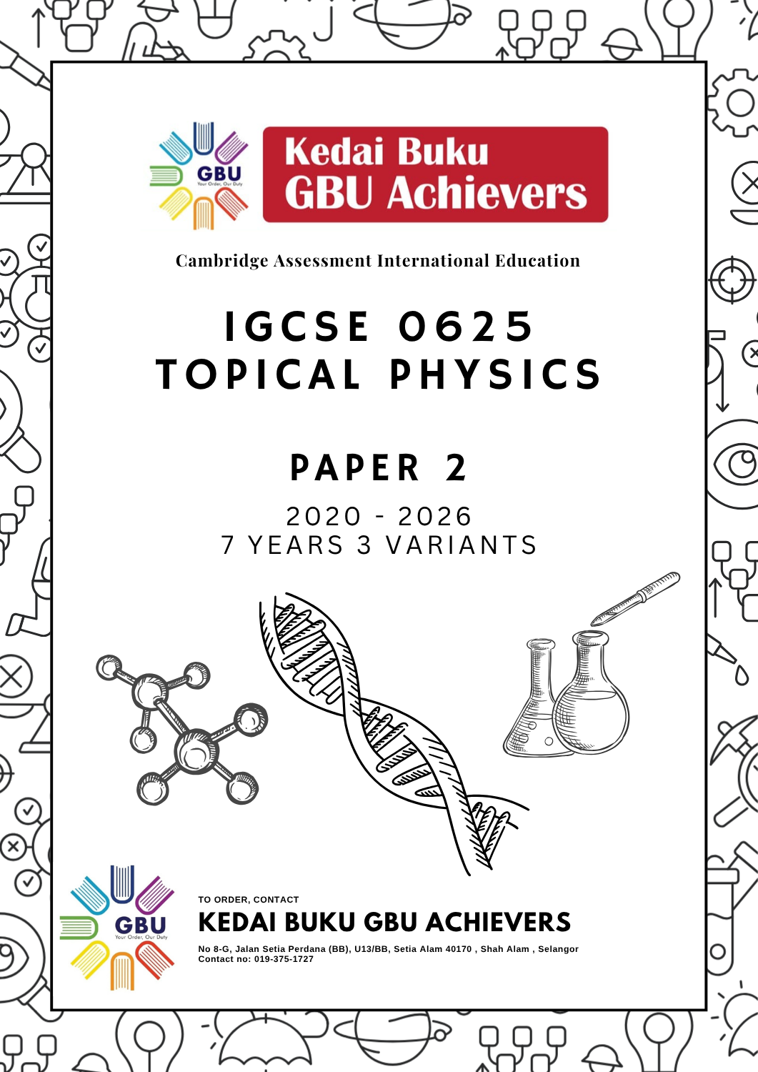 igcse 0625 topical physics  paper 2