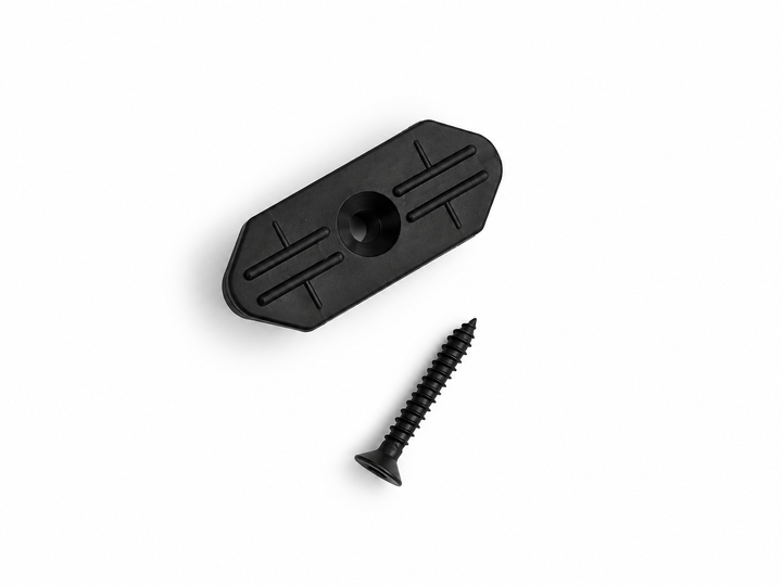 Black Decking Clip and Countersunk Screw